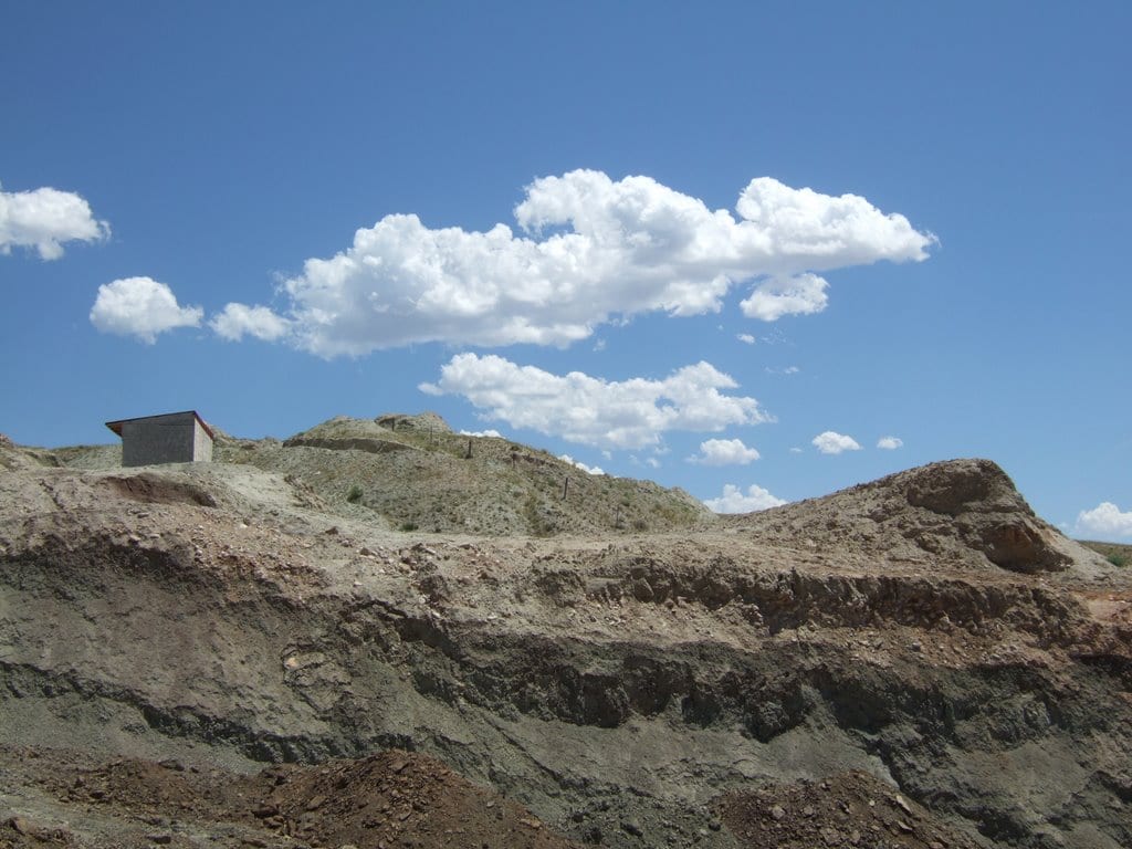 Shell, Wyoming quarry under cloud